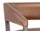 Shalimar Tobacco Leather Lounge Chair Carlyle by Matho Sun, view 7