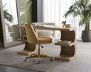 Rustic Oak Desk Catrine by Matho Sun, view 8