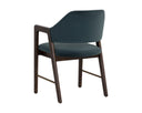 Smoke Acacia Meg Dusty Teal Dining Armchair Milton by Matho Sun, view 4