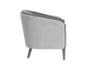 San Remo Winter Cloud / Antonio Charcoal Armchair Sheva by Matho Sun, view 3