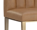 Milliken Cognac Barstool Wilbur by Matho Sun, view 5