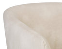 Bravo Cream Lounge Chair Treviso Swivel by Matho Sun, view 7