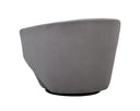 Antonio Charcoal Lounge Chair Treviso Swivel by Matho Sun, view 4