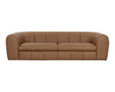 Lucia Cognac Leather Sofa Cyril by Matho Sun, view 2