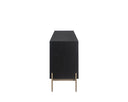Large Gold Black/Natural Sideboard Avida by Matho Sun, view 4