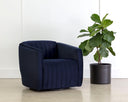Abbington Navy Lounge Chair Garrison Swivel by Matho Sun, view 5