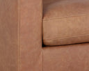 Marseille Camel Leather Armchair Baylor by Matho Sun, view 6