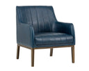Vintage Blue Lounge Chair Wolfe by Matho Sun