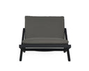 Charcoal Gracebay Grey Lounge Chair Bari by Matho Sun, view 2
