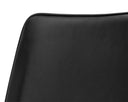 Black Dillon Stratus / Dillon Black Dining Chairs set of 2 Renee Stackable by Matho Sun, view 8