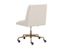 Beige Linen Office Chair Halden by Matho Sun, view 8