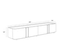 Cream Storage Cabinet Jamille by Matho Sun, view 7