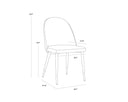 Dillon Stratus / Dillon Black Dining Chair Kline by Matho Sun, view 7