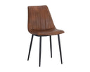 Bravo Cognac Dining Chairs set of 2 Drew by Matho Sun