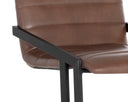 Bravo Cognac Barstools set of 2 Webber by Matho Sun, view 5