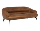 Cognac Leather Sofa Armani by Matho Sun