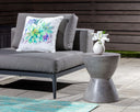 Grey End Table Logan by Matho Sun, view 3