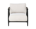 Black Palazzo Cream Lounge Chair Muros by Matho Sun, view 2