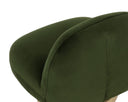 Moss Green Lounge Chair Franze Swivel by Matho Sun, view 5