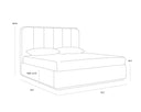 King Eclipse White Bed Jamille by Matho Sun, view 6