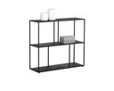 Medium Black Bookcase Eiffel Low by Matho Sun