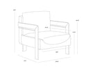 Bravo Ash Lounge Chair Garo by Matho Sun, view 8