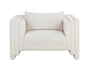 Heather Ivory Tweed Armchair Kira by Matho Sun, view 3
