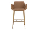 Milliken Cognac Barstool Lucano by Matho Sun, view 2