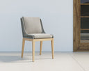 Natural Palazzo Taupe Dining Chair Sorrento by Matho Sun, view 5