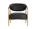 Bravo Black Lounge Chair Heloise by Matho Sun, view 2