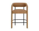 Ludlow Sesame Leather Counter Stool Mavia by Matho Sun, view 2
