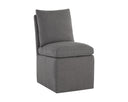 Effie Smoke Dining Chair Glenrose Wheeled by Matho Sun