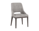 Naya Check Light Grey Dining Chair Estrada by Matho Sun, view 2