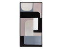28" X 66" Black Floater Frame Geometric Radical Interpretation (Set Of 3) by Matho Sun, view 4