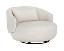Effie Linen Lounge Chair Walsh Swivel by Matho Sun