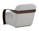 Dark Bronze Helios Check Black Lounge Chair Sonesta by Matho Sun, view 4