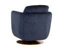 Bergen Navy Lounge Chair Gilley Swivel by Matho Sun, view 4