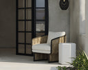 Louis Cream Lounge Chair Olbia by Matho Sun, view 8