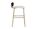 Dillon Cream / Dillon Black Counter Stool Lorelei by Matho Sun, view 2