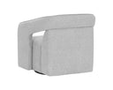 Belfast Heather Grey Lounge Chair Kendrick Swivel by Matho Sun, view 4