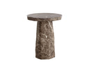 Marble Look Dark Emperador End Table Baldur by Matho Sun, view 2