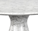 Marble Look White 47" Dining Table Shelburne by Matho Sun, view 3