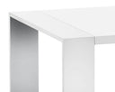 Stainless Steel High Gloss White End Table Dalton by Matho Sun, view 5