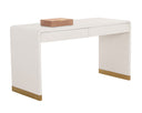 Oyster Shagreen Desk Ilona by Matho Sun