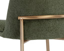Antique Brass Bergen Olive Counter Stool Zeke by Matho Sun, view 7