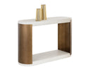 White Console Table Cavette by Matho Sun