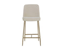 Antique Brass Bergen Ivory Counter Stool Zeke by Matho Sun, view 2