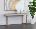 Cream Console Table Jamille by Matho Sun, view 6