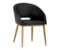 Champagne Gold Onyx Dining Armchair Thatcher by Matho Sun