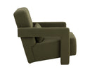 Copenhagen Olive Lounge Chair Forester by Matho Sun, view 3